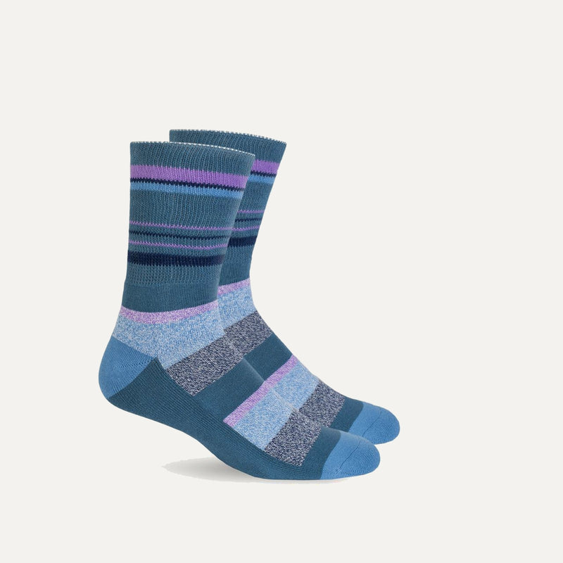 Pair of Dusk Blue Stripes Mi Socks