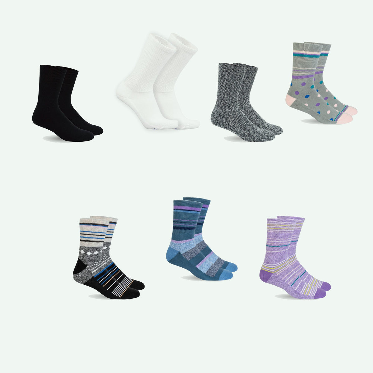 Mi Socks Non-Binding Socks in 7 colors