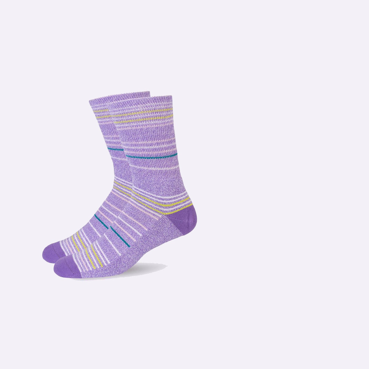Mi Socks Neuropathy Socks, Purple Stripes