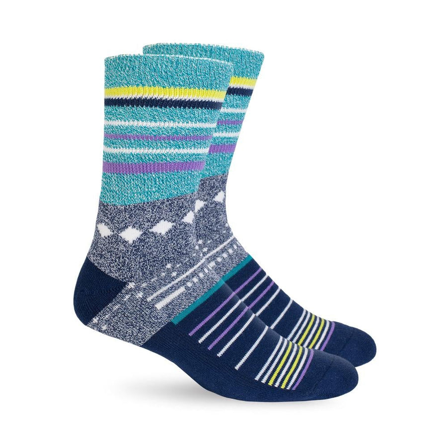 Mi Socks non-binding diabetic socks, Grey Stars, one of the colors in this 6-pack