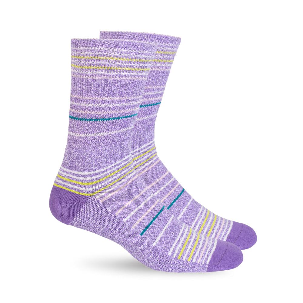 Diabetic Socks - Purple Stripes - Diabetic Socks Shops